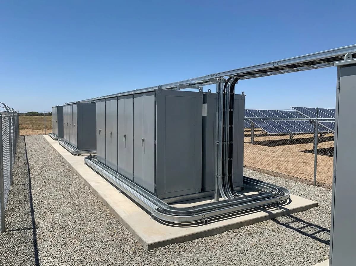 Battery storage installation